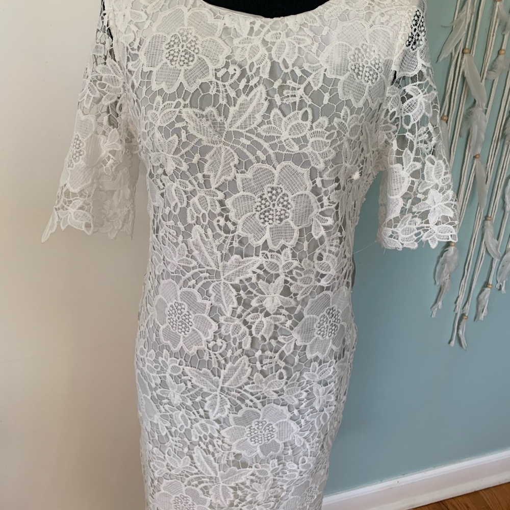 Madison Leigh White Dress - Picture 2 of 12